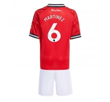 Manchester United Lisandro Martinez #6 Koszulka Podstawowa dzieci 2025-26 Krótki Rękaw (+ krótkie spodenki)